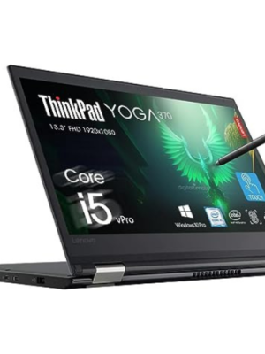 Renewed Lenovo ThinkPad Yoga 370 2in1 Touch W/Pen, Intel Core I5-7200U, 13.3" FHD, 8GB RAM 256GB SSD, Backlit KB, FP Reader, Thunderbolt 3, MicroSD Reader, Windows 10 Pro - Renewed (8GB RAM , 256GB SSD)