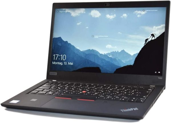 Lenovo ThinkPad T490 14-Inch HD Notebook - Intel Core I5 (8th Gen) I5-8365U 1.60 GHz - 16GB RAM - 256GB SSD - Black - Windows 10 Pro (Renewed)